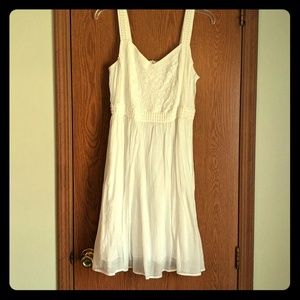 EUC White dress with beautiful detail
